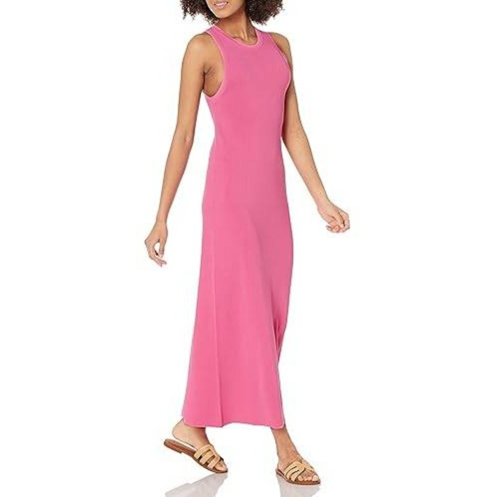 NWT The Drop Gabriela Rose Pink Sleeveless Column Maxi Dress Plus Size 5X - Picture 2 of 7